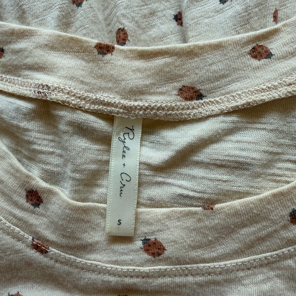 rylee & cru women’s layla dress small ladybug print sleeveless summer animals - Picture 4 of 5